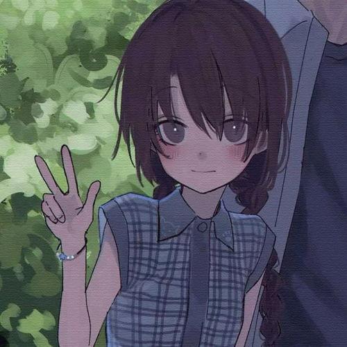 情头动漫女孩吃瓜视频,动漫女孩的甜蜜吃瓜时光